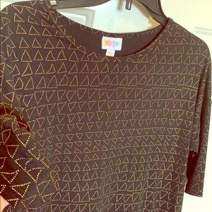 Lularoe Elegant Black Irma xxs